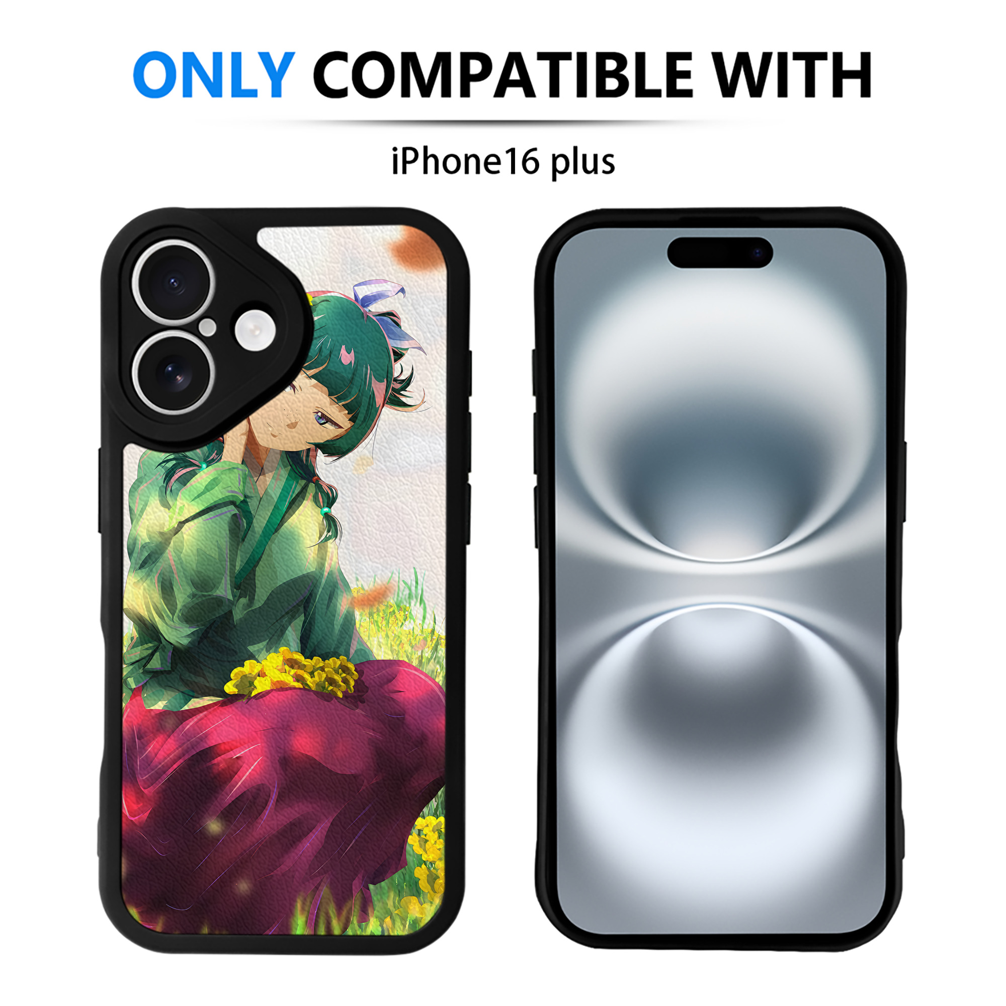 （画像用） 薬屋のひとりごと The Apothecary Diaries 【iPhone 16シリーズ対応】シリコンスマホケース（レザー調） 材質：シリコン
